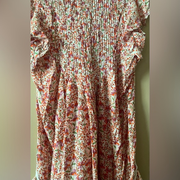 Poupette St. Barth Floral Mini Dress medium luxe Revolve flowy beach fun chic - Picture 11 of 13
